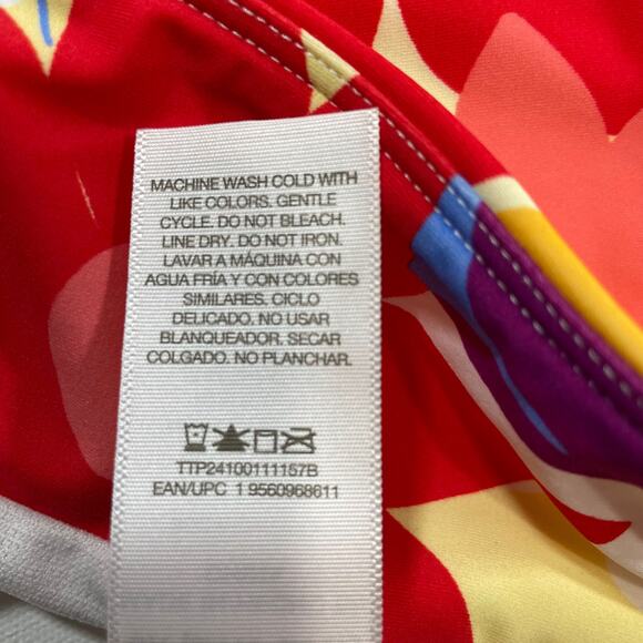 Plus Size Floral Swim Bottom, Time and Tru, Size 3X(24W-26W) - Picture 4 of 5